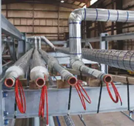Heat Trace Piping System.